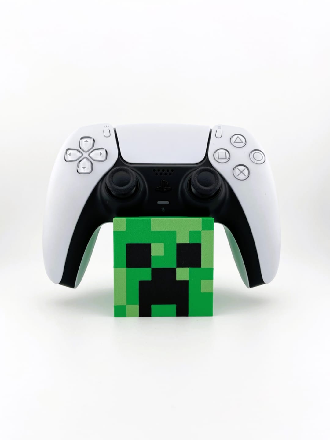 Universal Controller Stand - Minecraft Creeper Theme (Customizable Name Base)