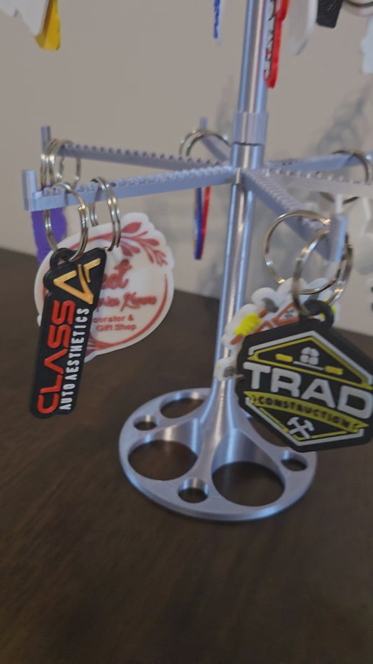 Custom NFC keychains with their logo