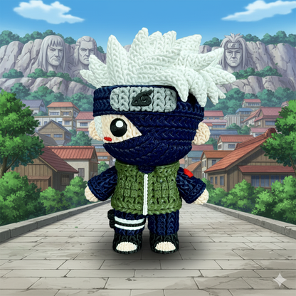 Exclusive 3D Printed Kakashi Hatake (Knitted Texture)