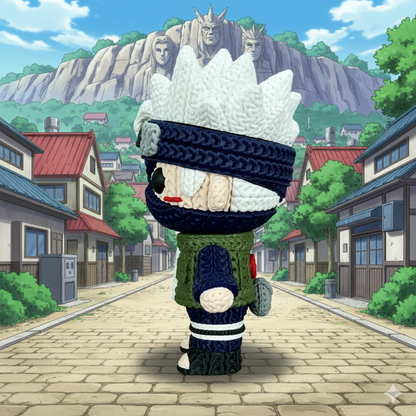 Exclusive 3D Printed Kakashi Hatake (Knitted Texture)