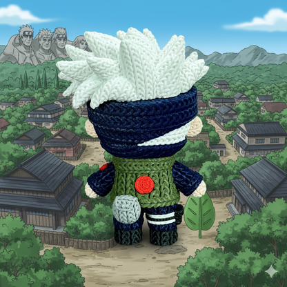 Exclusive 3D Printed Kakashi Hatake (Knitted Texture)
