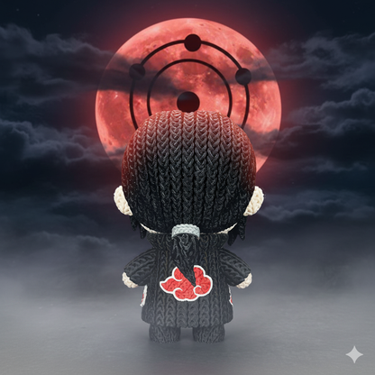 Itachi Uchiha Figure - Akatsuki, Sharingan, Knitted Texture Style